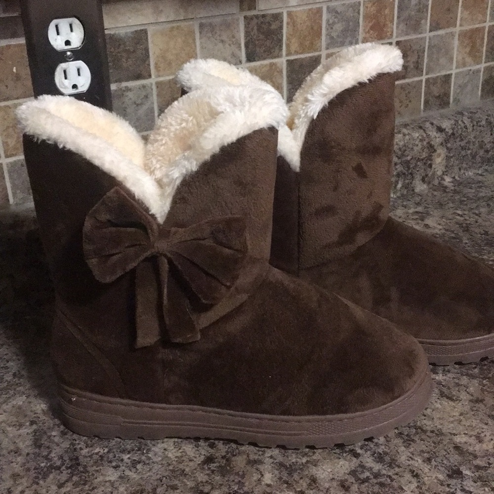 Chocolate color boots